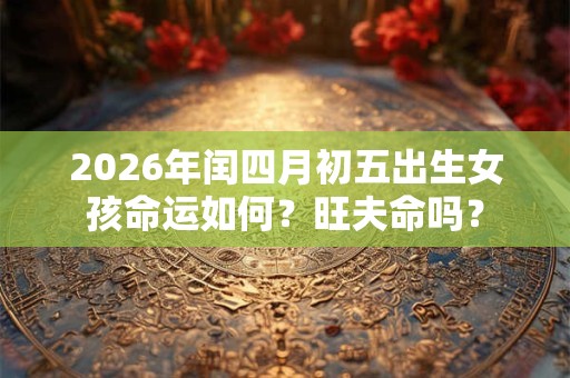 2026年闰四月初五出生女孩命运如何？旺夫命吗？