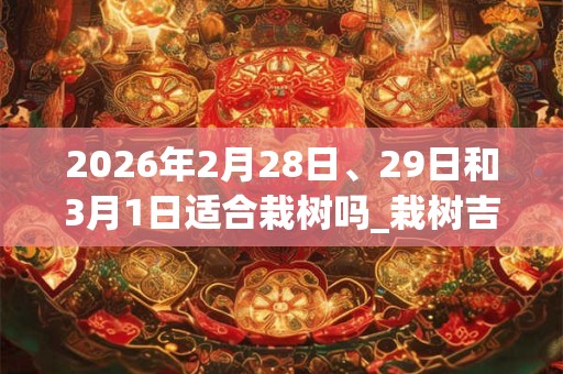 2026年2月28日、29日和3月1日适合栽树吗_栽树吉利吗