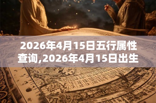 2026年4月15日五行属性查询,2026年4月15日出生五行属什么