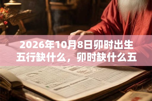 2026年10月8日卯时出生五行缺什么，卯时缺什么五行