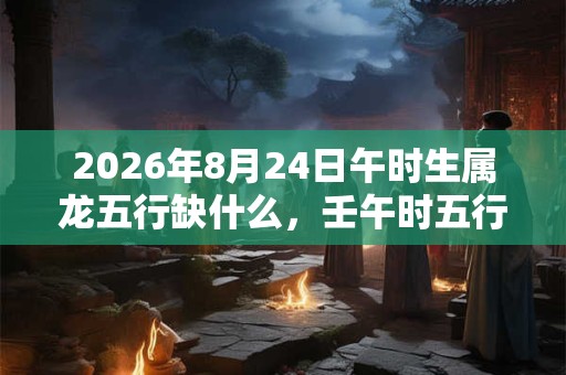 2026年8月24日午时生属龙五行缺什么，壬午时五行缺什么