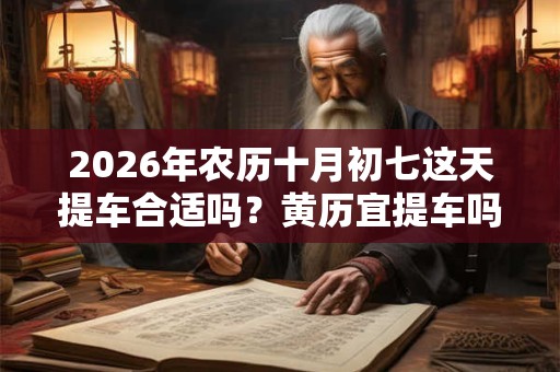 2026年农历十月初七这天提车合适吗？黄历宜提车吗