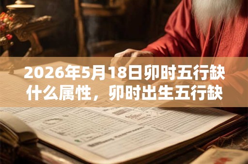 2026年5月18日卯时五行缺什么属性，卯时出生五行缺什么