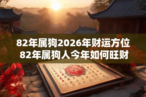 82年属狗2026年财运方位 82年属狗人今年如何旺财