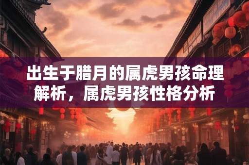 出生于腊月的属虎男孩命理解析，属虎男孩性格分析