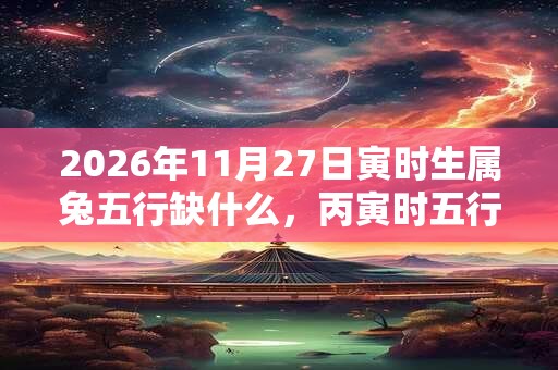 2026年11月27日寅时生属兔五行缺什么，丙寅时五行缺什么