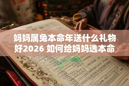 妈妈属兔本命年送什么礼物好2026 如何给妈妈选本命年礼物