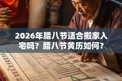 2026年腊八节适合搬家入宅吗？腊八节黄历如何？
