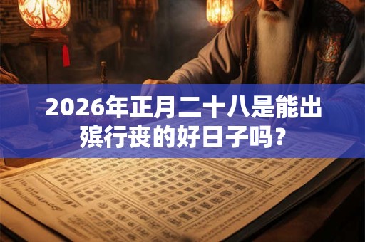 2026年正月二十八是能出殡行丧的好日子吗? 2026年正月二十八是能出殡行丧的好日子吗?