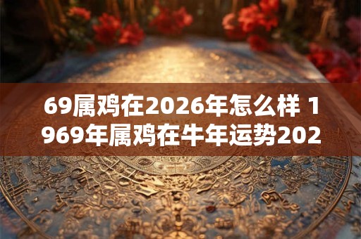 69属鸡在2026年怎么样 1969年属鸡在牛年运势2026