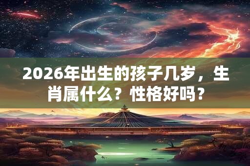 2026年出生的孩子几岁，生肖属什么？性格好吗？