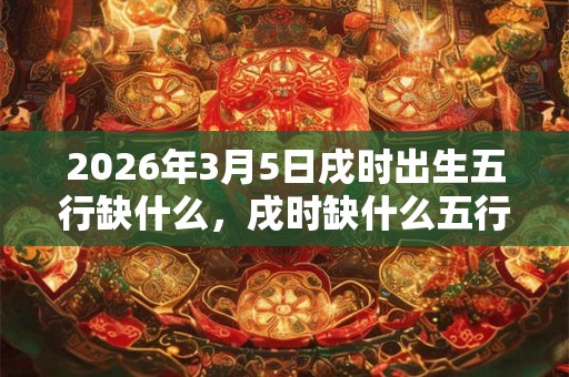 2026年3月5日戌时出生五行缺什么，戌时缺什么五行