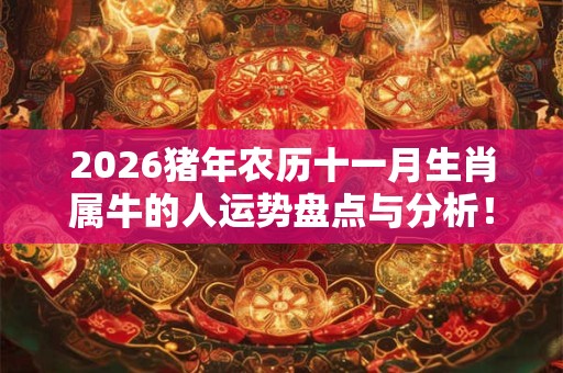 2026猪年农历十一月生肖属牛的人运势盘点与分析！