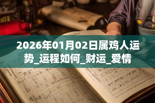 2026年01月02日属鸡人运势_运程如何_财运_爱情 2026年01月02日属鸡人运势_运程如何_财运_爱情