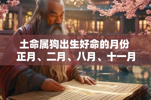 土命属狗出生好命的月份 正月、二月、八月、十一月