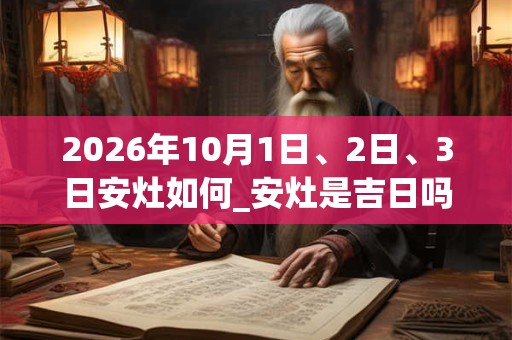 2026年10月1日、2日、3日安灶如何_安灶是吉日吗 2026年10月1日、2日、3日安灶如何_安灶是吉日吗