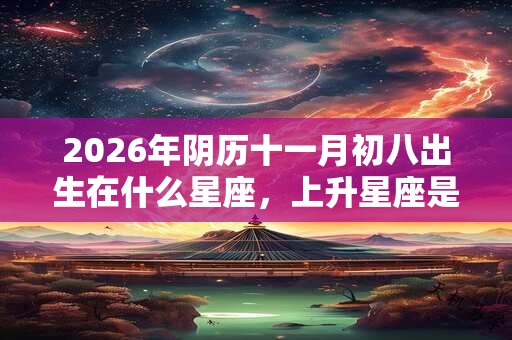 2026年阴历十一月初八出生在什么星座,上升星座是什么? 2026年阴历十一月初八出生在什么星座,上升星座是什么?