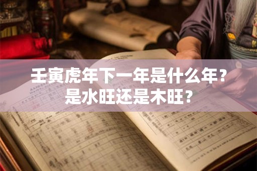 壬寅虎年下一年是什么年？是水旺还是木旺？