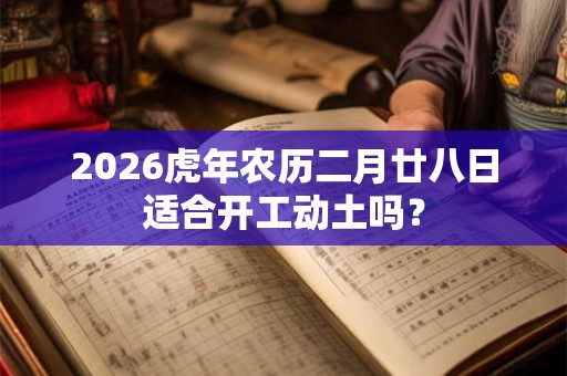 2026虎年农历二月廿八日适合开工动土吗？