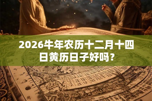 2026牛年农历十二月十四日黄历日子好吗？