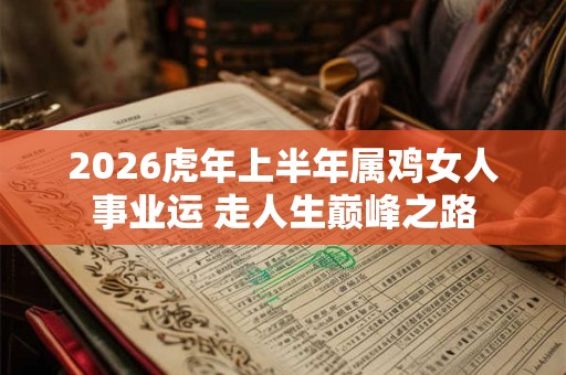 2026虎年上半年属鸡女人事业运 走人生巅峰之路