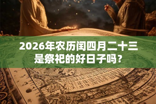 2026年农历闰四月二十三是祭祀的好日子吗？