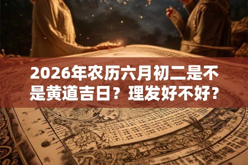 2026年农历六月初二是不是黄道吉日？理发好不好？