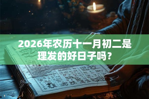 2026年农历十一月初二是理发的好日子吗？