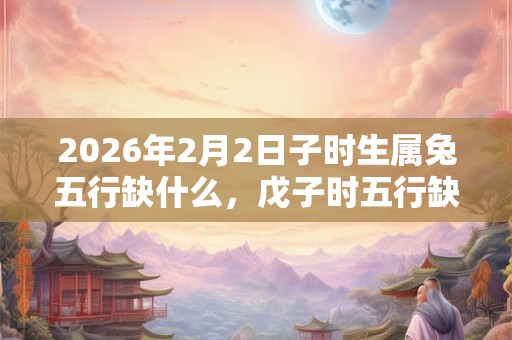 2026年2月2日子时生属兔五行缺什么，戊子时五行缺什么