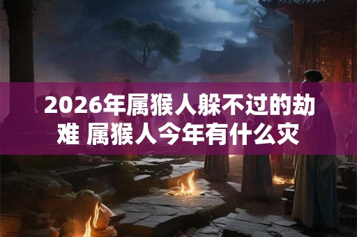 2026年属猴人躲不过的劫难 属猴人今年有什么灾