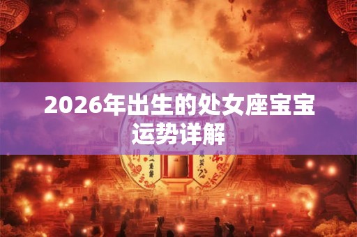 2026年出生的处女座宝宝运势详解