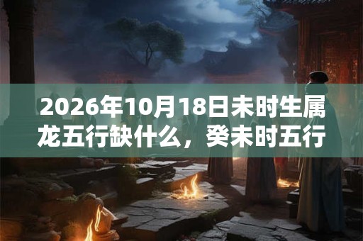 2026年10月18日未时生属龙五行缺什么，癸未时五行缺什么