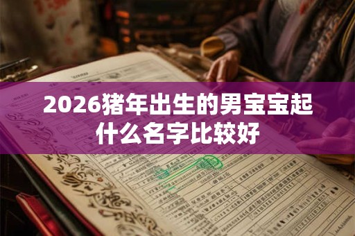 2026猪年出生的男宝宝起什么名字比较好 2026猪年出生的男宝宝起什么名字比较好
