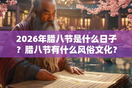 2026年腊八节是什么日子？腊八节有什么风俗文化？