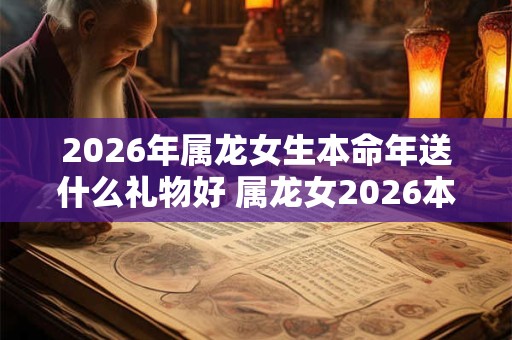 2026年属龙女生本命年送什么礼物好 属龙女2026本命年礼物大全 2026年属龙女生本命年送什么礼物好 属龙女2026本命年礼物大全