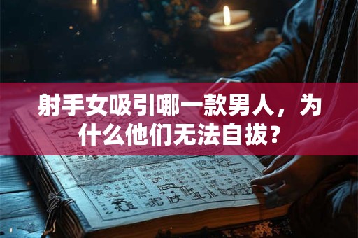 射手女吸引哪一款男人，为什么他们无法自拔？