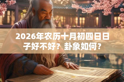 2026年农历十月初四日日子好不好？卦象如何？