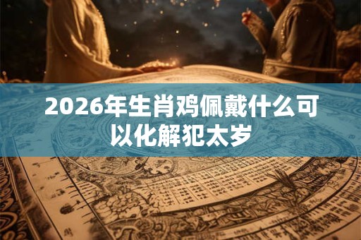 2026年生肖鸡佩戴什么可以化解犯太岁 2026年生肖鸡佩戴什么可以化解犯太岁