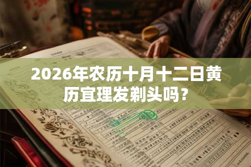 2026年农历十月十二日黄历宜理发剃头吗? 2026年农历十月十二日黄历宜理发剃头吗?