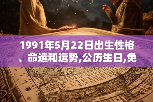 1991年5月22日出生性格、命运和运势,公历生日,免费算命