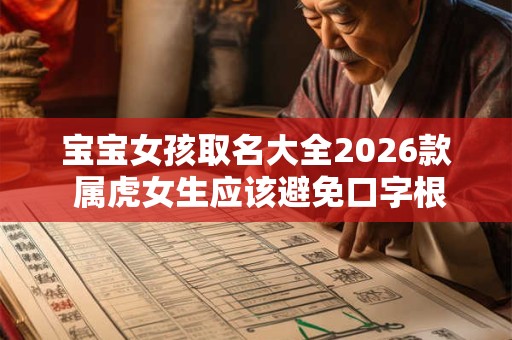 宝宝女孩取名大全2026款 属虎女生应该避免口字根 宝宝女孩取名大全2026款 属虎女生应该避免口字根