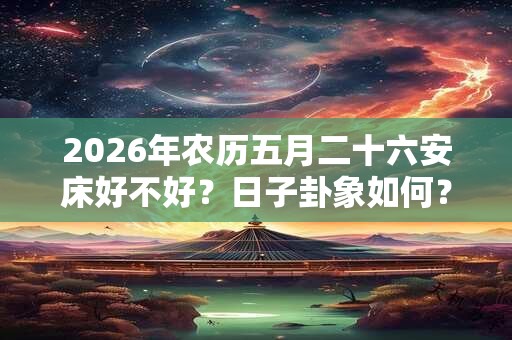 2026年农历五月二十六安床好不好?日子卦象如何? 2026年农历五月二十六安床好不好?日子卦象如何?