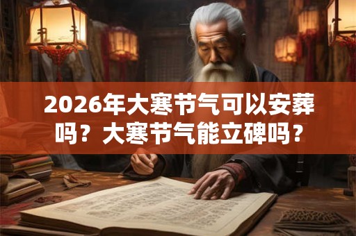 2026年大寒节气可以安葬吗？大寒节气能立碑吗？