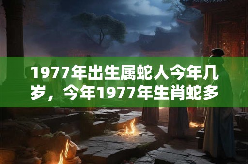 1977年出生属蛇人今年几岁，今年1977年生肖蛇多大
