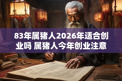 83年属猪人2026年适合创业吗 属猪人今年创业注意事项