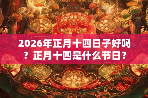 2026年正月十四日子好吗？正月十四是什么节日？