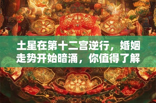 土星在第十二宫逆行，婚姻走势开始暗涌，你值得了解的重要秘密