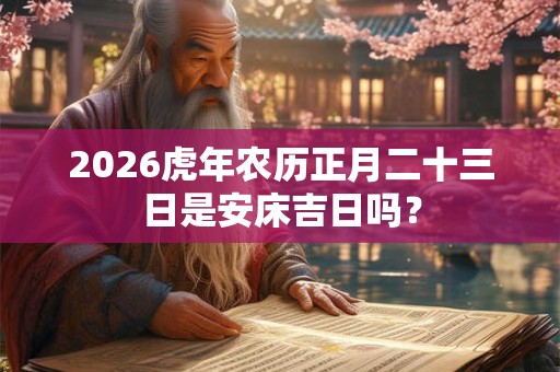 2026虎年农历正月二十三日是安床吉日吗？