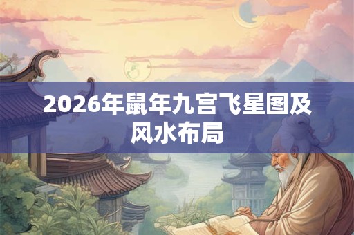 2026年鼠年九宫飞星图及风水布局