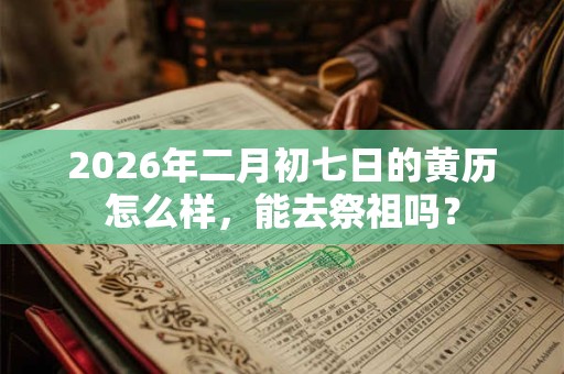 2026年二月初七日的黄历怎么样，能去祭祖吗？